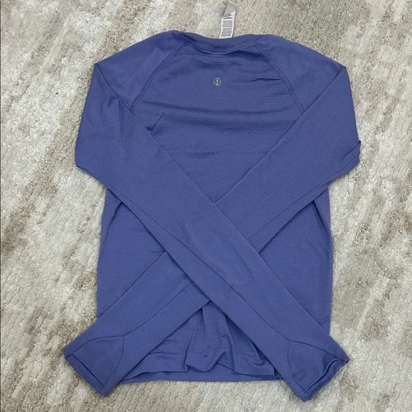 lululemon athletica Long Sleeve Top in Blue - Picture 3 of 3